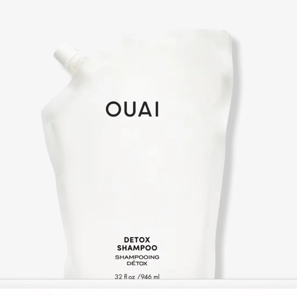 OUAI Detox Clarifying Hair Shampoo Refill 32 oz cleanse remove build up smells 👌